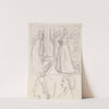 Christina Rossetti's Maude Clare - Figure and Head Studies by Sir John Everett Millais