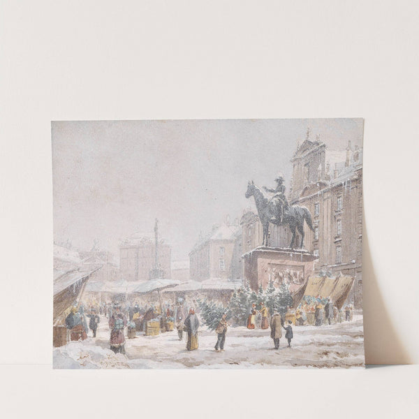 Christkindlmarkt Am Hof by Karl Wenzel Zajicek