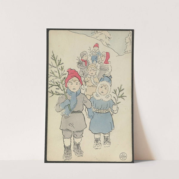 Christmas card by Othar Holmboe