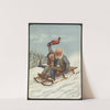 Christmas card by Wilhelm Larsen