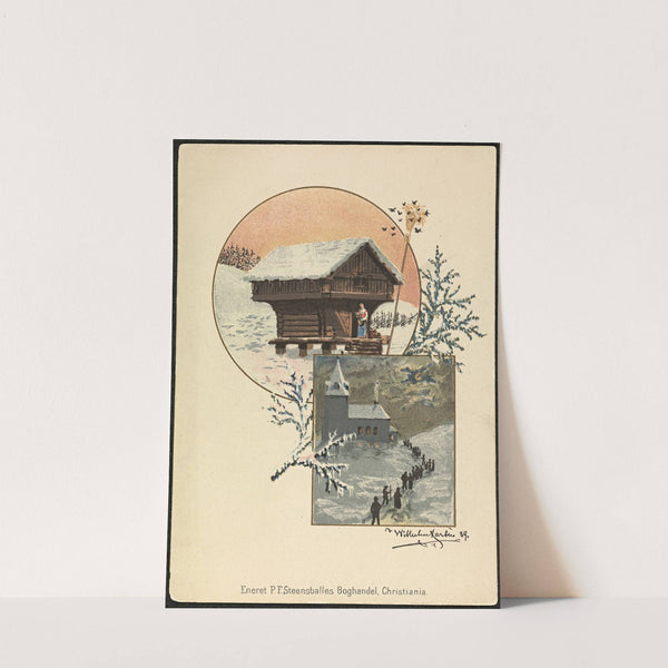 Christmas Card by Wilhelm Larsen