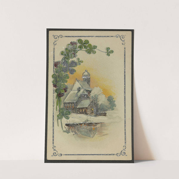 Christmas card by Gustav Lærum