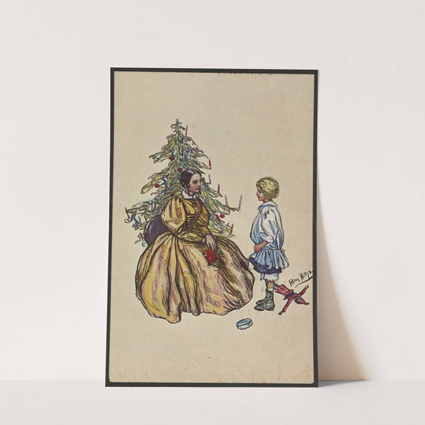 Christmas card by Ernst G. Svanstrøm