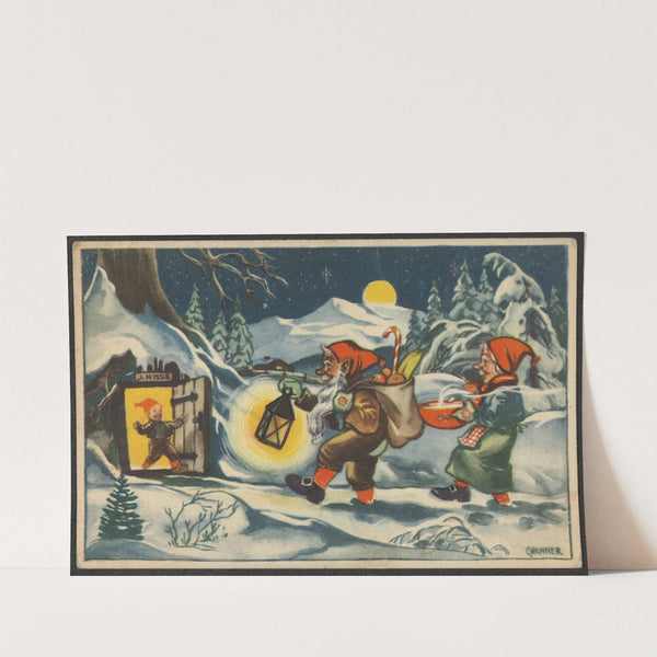 Christmas card by Birger Cranner