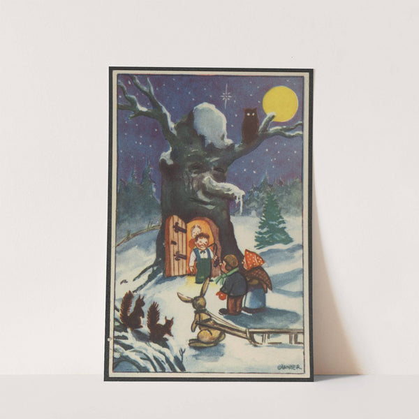 Christmas card by Birger Cranner