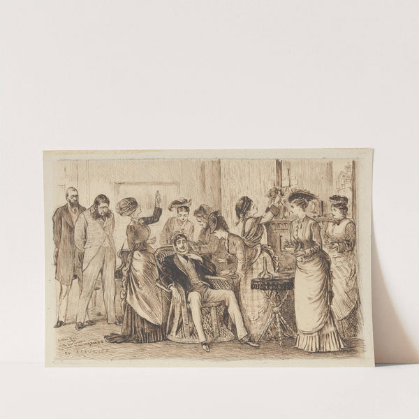 Christmas Day, 1876. (1876) by George Du Maurier