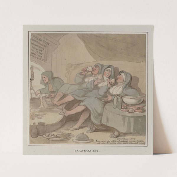 Christmas Eve by Thomas Rowlandson