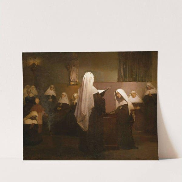 Christmas Night Mass celebrated in a French Nunnery by Asta Nørregaard