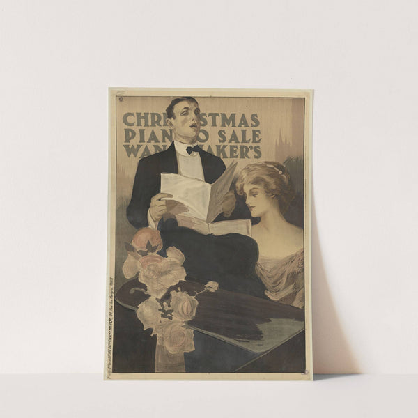 Christmas piano sale Wanamaker’s (1908) by Etablissements Minot