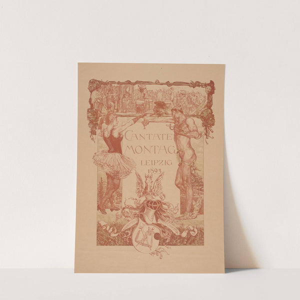 Christmas Program of the Cantata Monday of the German Booksellers Association; Goodbye (1893-1897) by Otto Greiner