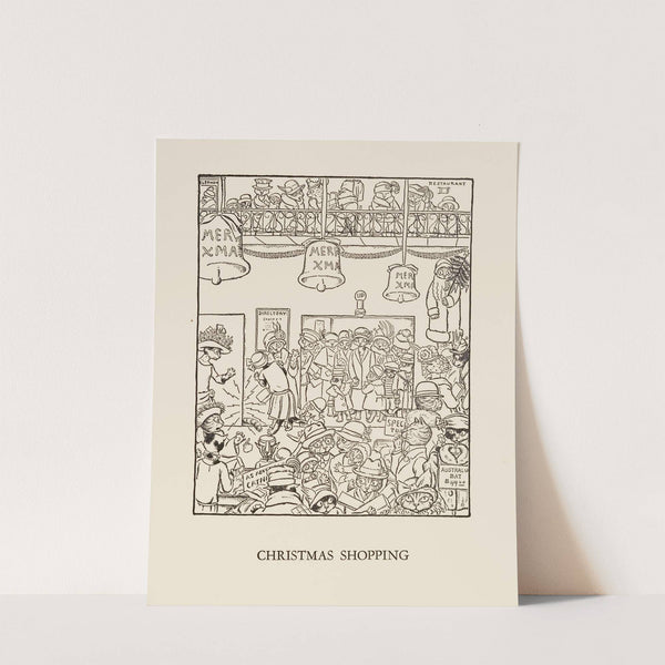 Christmas shopping by William Ely Hill