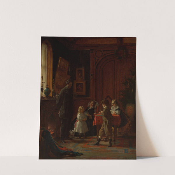 Christmas-Time, The Blodgett Family (1864) by Eastman Johnson