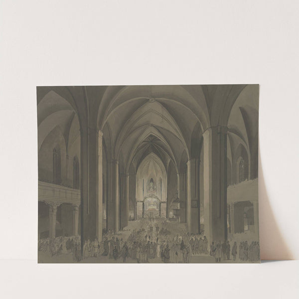 Christmesse im Dom zu Frankfurt am Main by Johann Ludwig Ernst Morgenstern