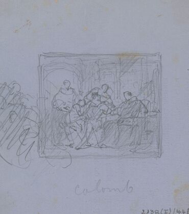 Christopher Columbus and his Sick Son in the Monastery La Rabida