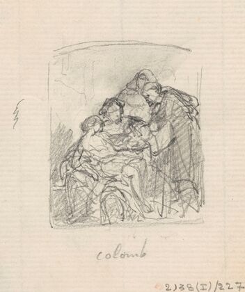 Christopher Columbus and his Sick Son in the Monastery La Rabida