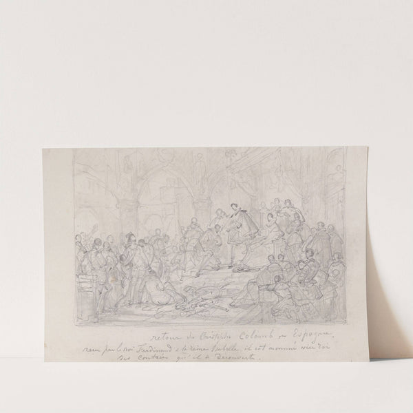 Christopher Columbus' Return to Spain by Nicaise De Keyser