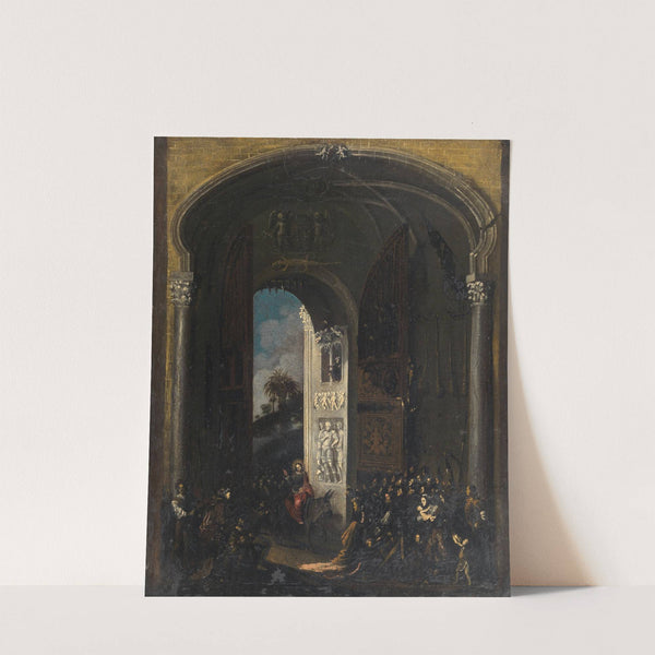 Christ’s entry into Jerusalem by François de Nomé