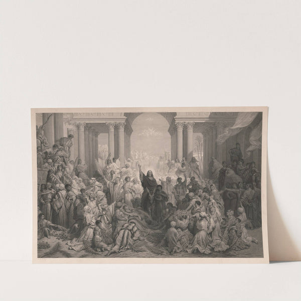 Christ’s entry into Jerusalem by Gustave Doré