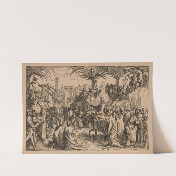 Christ’s entry into Jerusalem (1635) by Jacques Callot