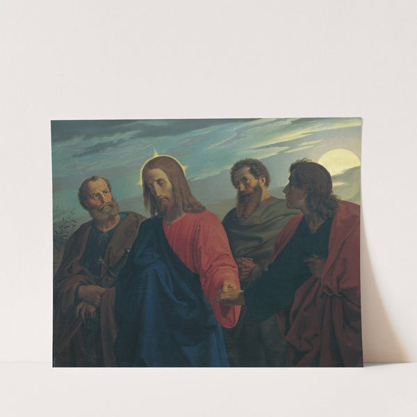 Christ's Farewell to His Disciples (Going to Gethsemane) by Joseph von Führich
