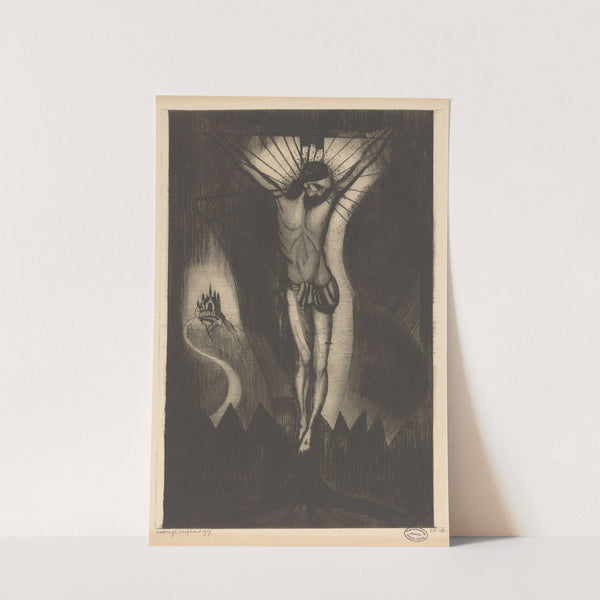 Christus aan het kruis by Lodewijk Schelfhout