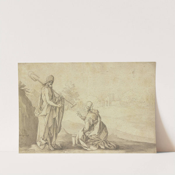 Christus als Gärtner erscheint der Magdalena by Hans Friedrich Schorer