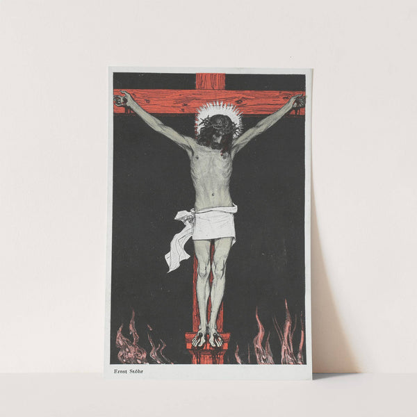 Christus am Kreuz (1915) by Ernst Stöhr