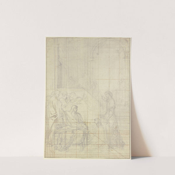 Christus bei Maria und Martha by Eustache Le Sueur