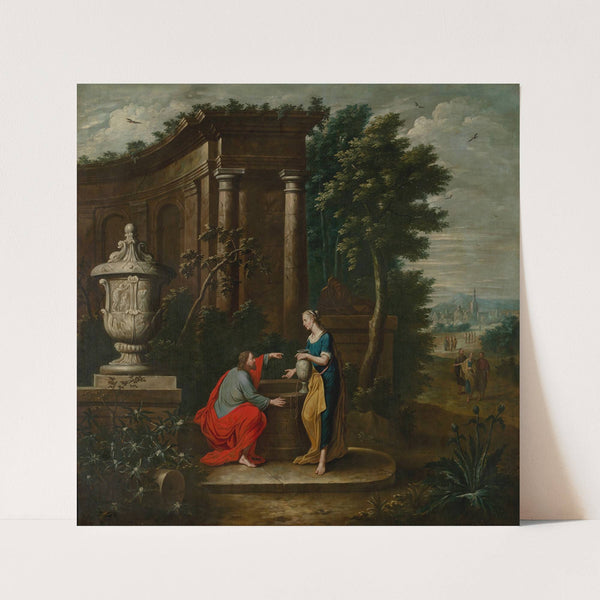 Christus en de Samaritaanse vrouw (between 1650 and 1749)