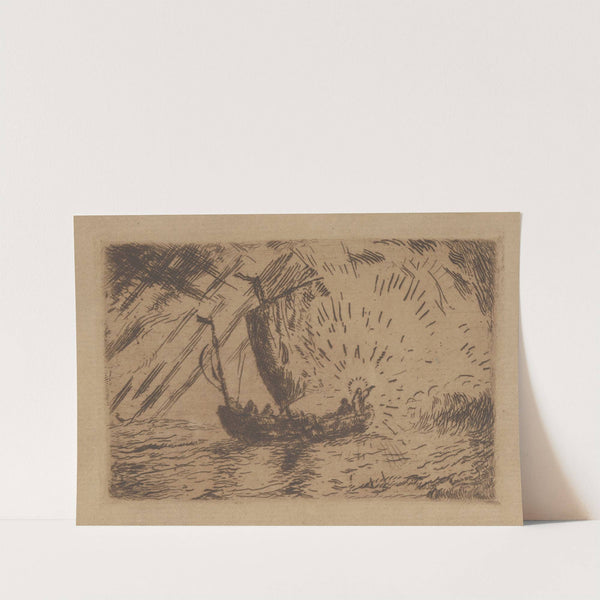 Christus in de schuit by James Ensor