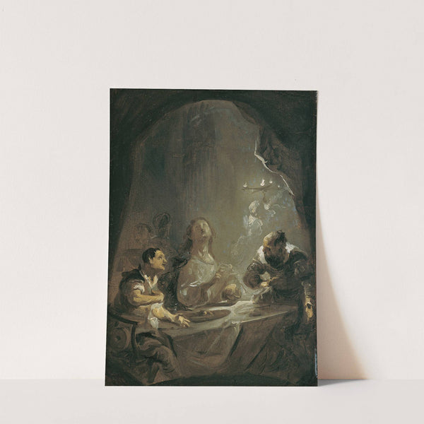 Christus in Emmaus (1772-1773) by Joseph Winterhalder the younger