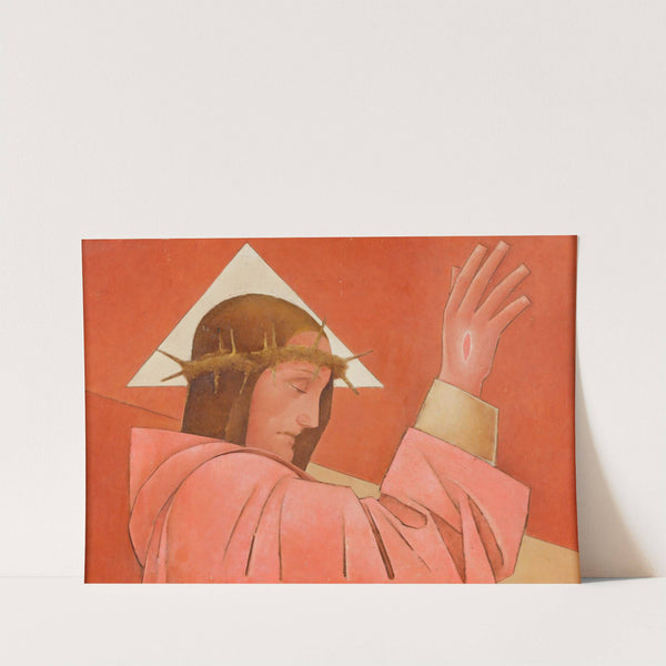 Christus mit Dornenkrone segnend by Aloys Wach