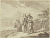 Christus und die Jünger auf dem Wege nach Emmaus