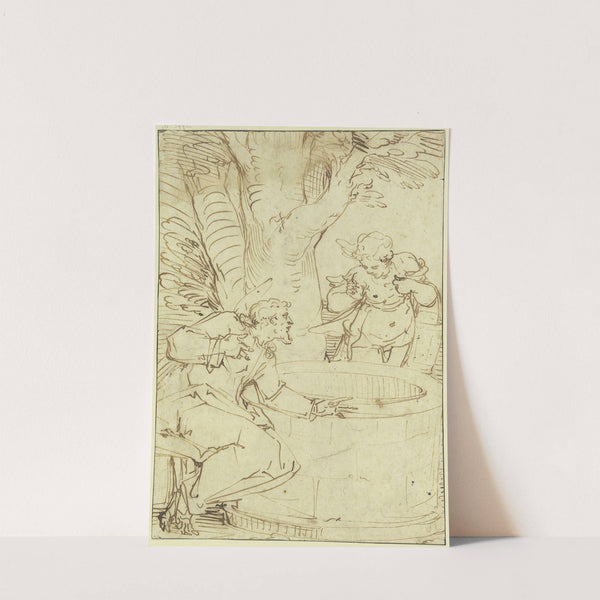 Christus und die Samariterin by Luca Cambiaso