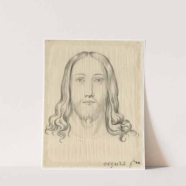 Christuskop en face by David Humbert de Superville