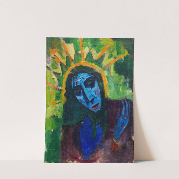 Christuskopf by Hermann Stenner