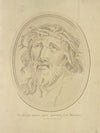 Christuskopf mit Dornenkrone in der Art von Claude Mellans’ Formatur unicus una