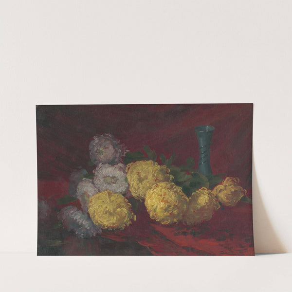 Chrysanthemums on the table (1925) by Ľudovít Čordák