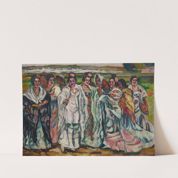 Chulas (women in the countryside) by Francisco Iturrino