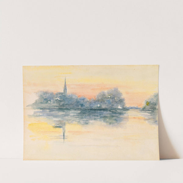 Church and Lake by Henry Bacon