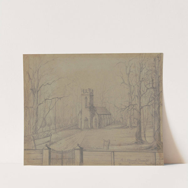 Church at Mount Pleasant, Tennessee, April 1, 1862 by Adolph Metzner