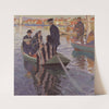 Church-Goers in a Boat by Carl Wilhelmson