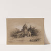 Church in a Landscape (1800s) by Henry Bright