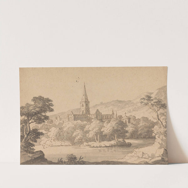 Church in a Landscape by Captain John Bernard Gilpin
