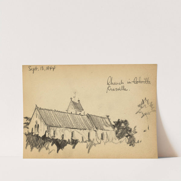 Church in Crasville. by Victor Alfred Lundy