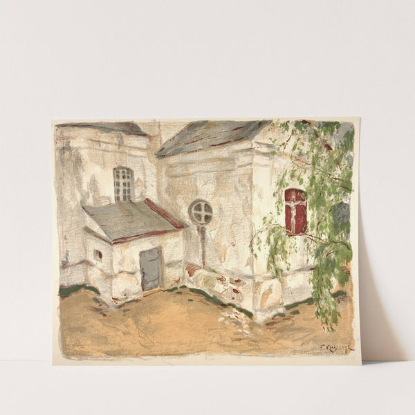 Church in Lithuania by Ferdynand Ruszczyc