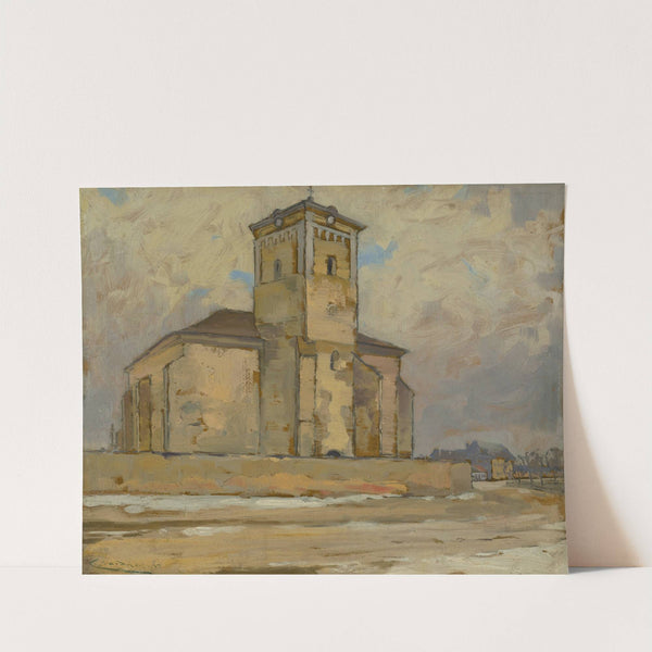 Church in Moldova (1923) by Ľudovít Čordák