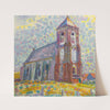 Church In Zoutelande (1909) by Piet Mondrian