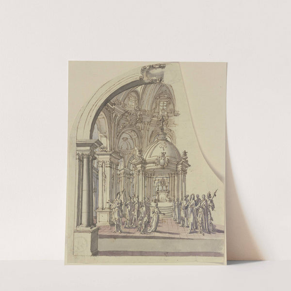 Church interior by Andreas Altomonte