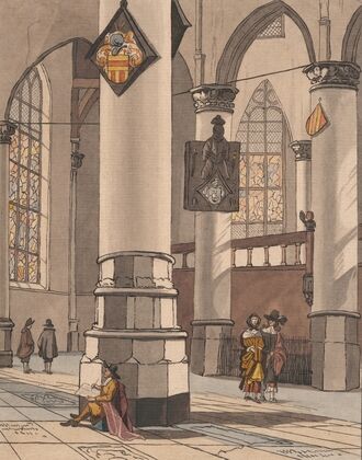 Church Interior after Pieter Saenredam